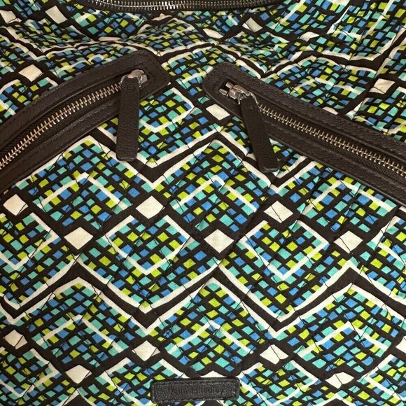NWT Vera Bradley Vivian Hobo Shoulder Bag Purse Rainforest Print Casual Preppy - Picture 10 of 10